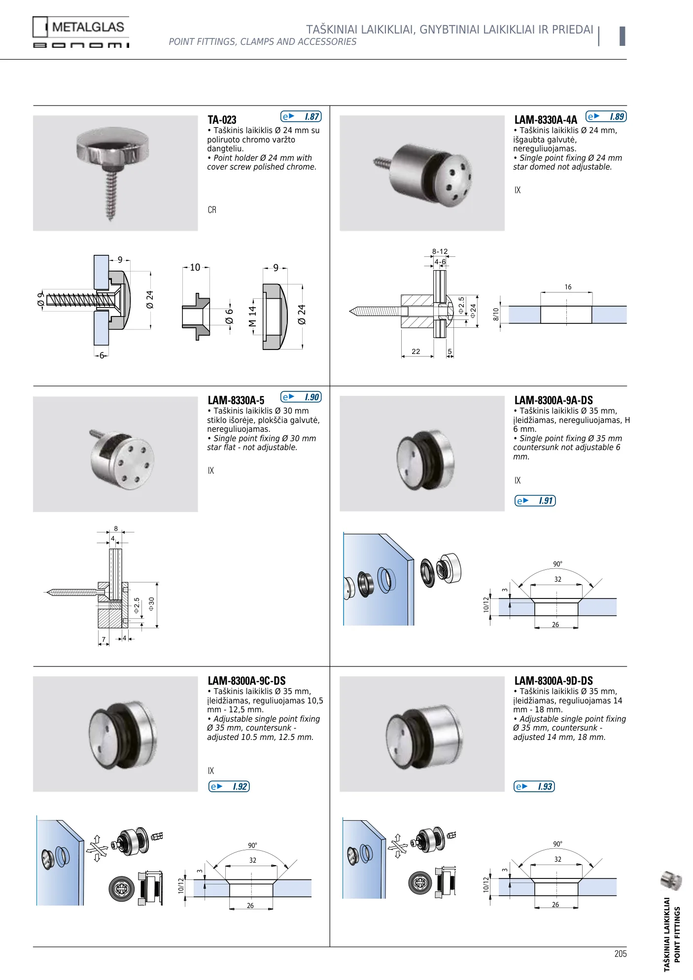 LAM-8300A-9C techninis brėžinys