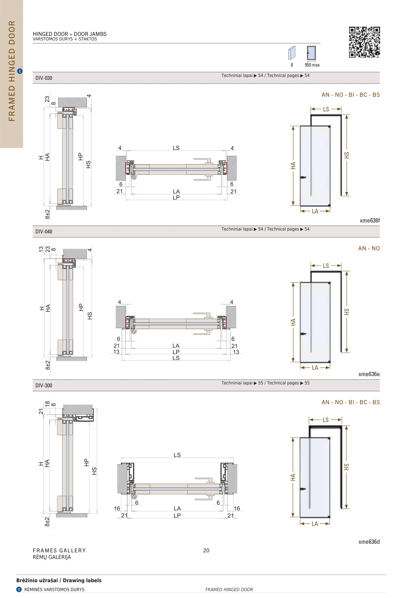 DIV-030-033-101 techninis brėžinys