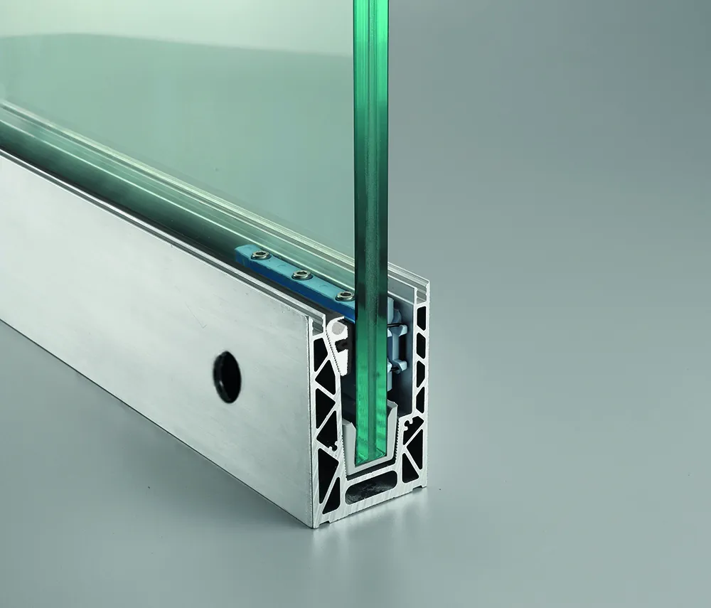 B-8600-G Turėklų profilis 100x64, be dangtelių