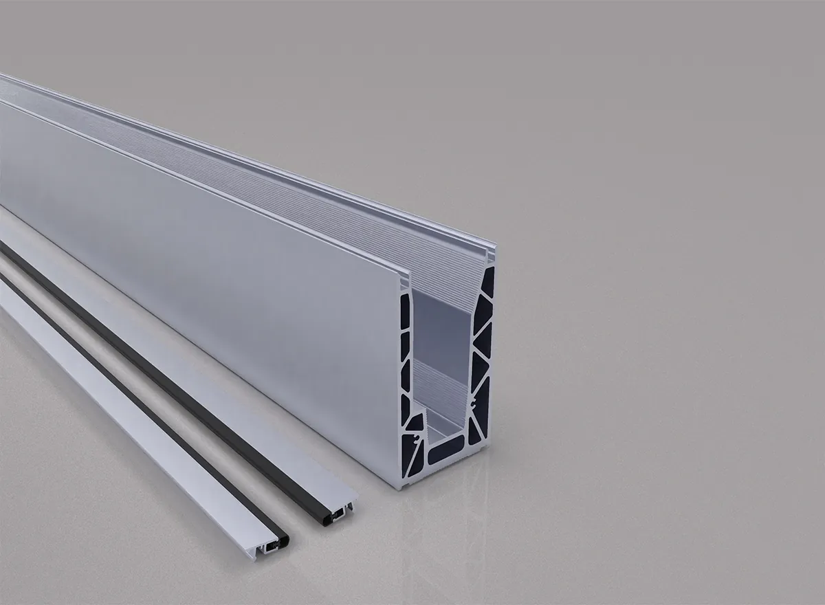 B-8700 Turėklų profilis 117×70 mm, 3000 / 6000 mm